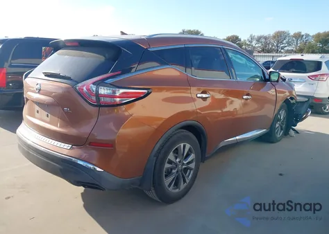 2015 Nissan Murano Sl из США, поврежденный, VIN 5N1AZ2MG3FN248926